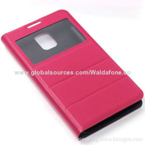 Leather Case for Samsung Galaxy S5, New Products, ODM and OEM Orders Welcomed